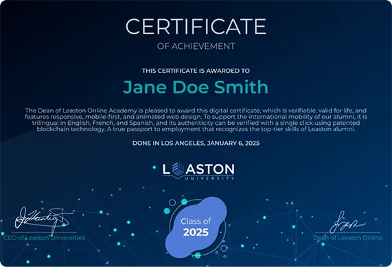 Certificate template model